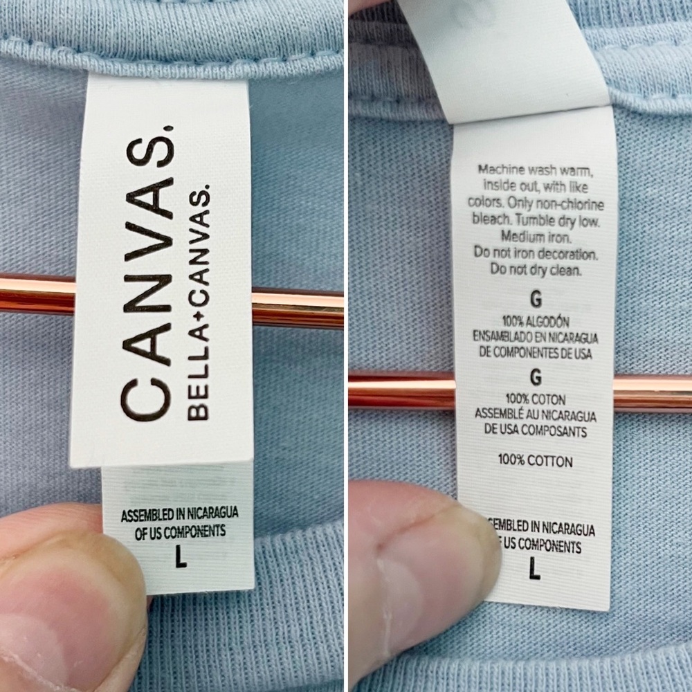 bella canvas | walt disney world monorail graphic tee light blue unisex l - Picture 6 of 6